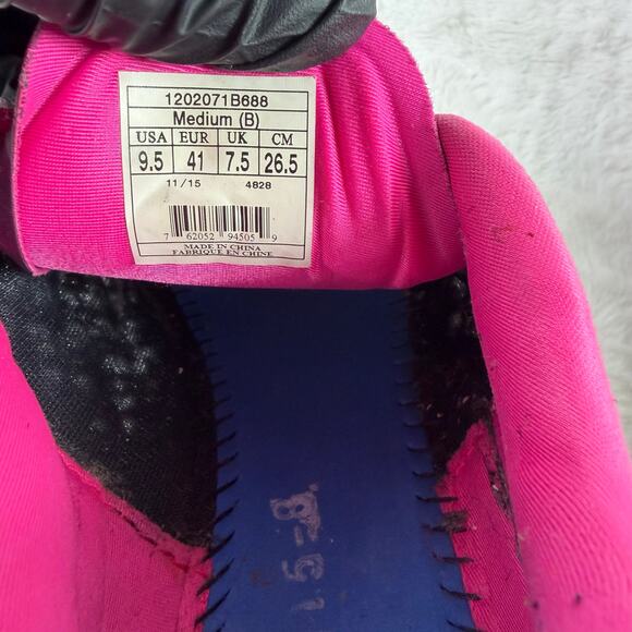 Brooks PureFlow 5 Womens sz 9.5 1202071B688 Trail Running Shoe Black / Pink EUC - Picture 8 of 9